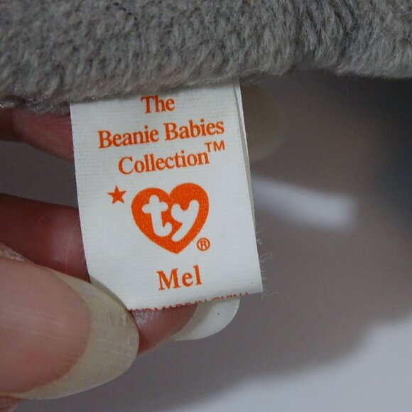 Vintage Ty Beanie Baby Mel Koala Bear Plush Collectible 1996 Stuffed Animal Toy - Picture 8 of 10
